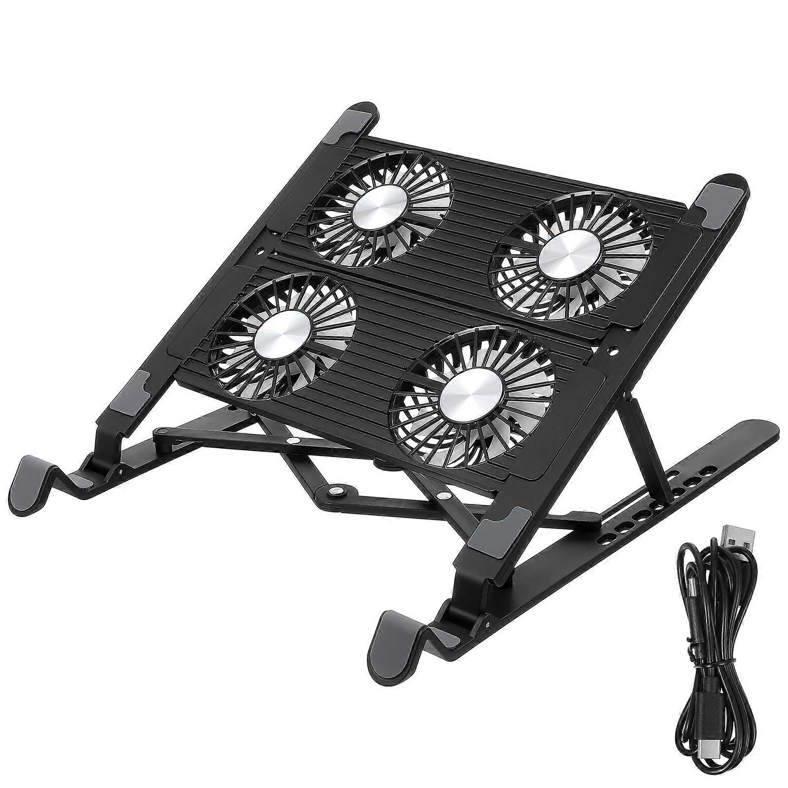 Laptop Cooling Pad with Fan, Portable Desk Stand