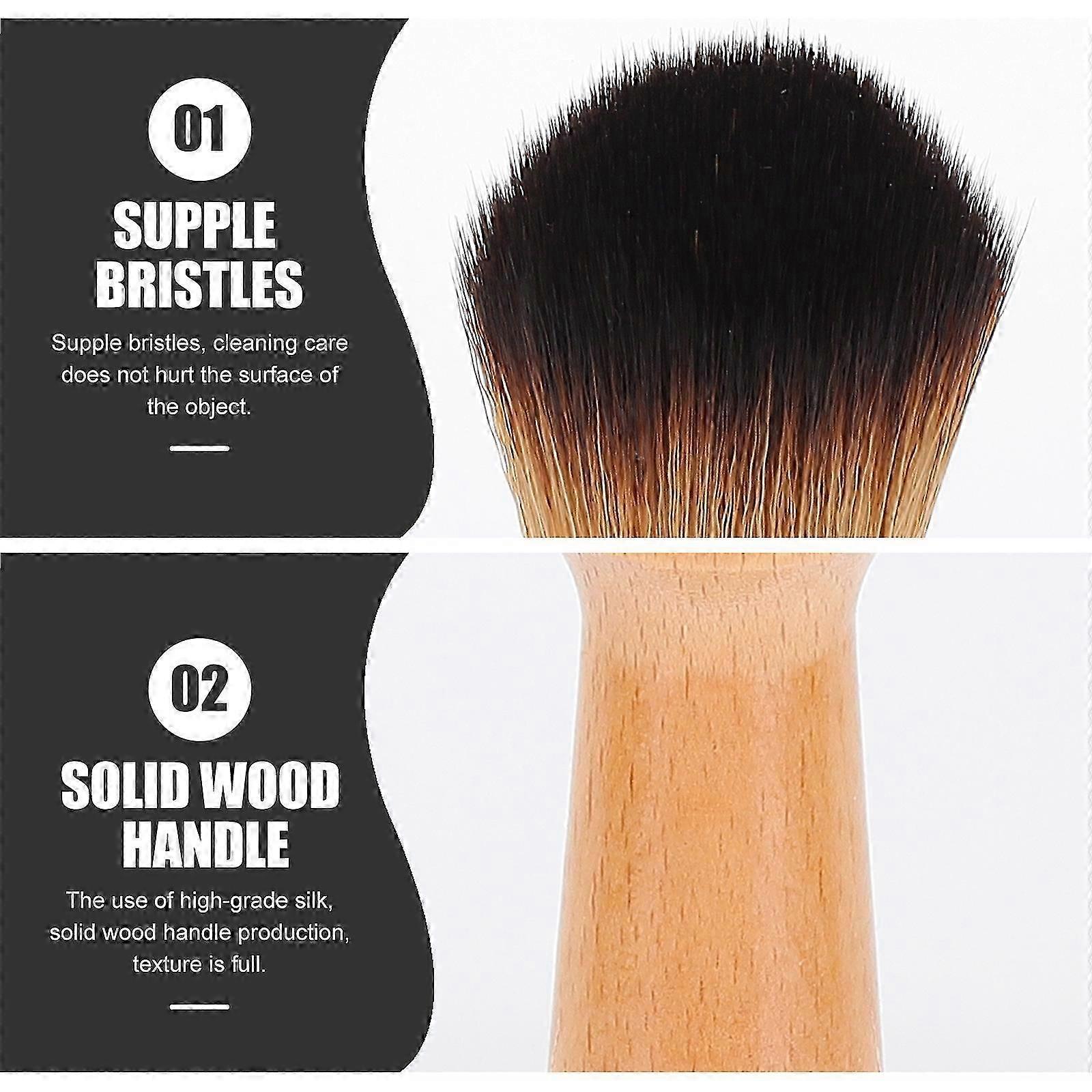 Model Cleaning Brush, Wooden Jadeware/Figure Hair Bench Brush