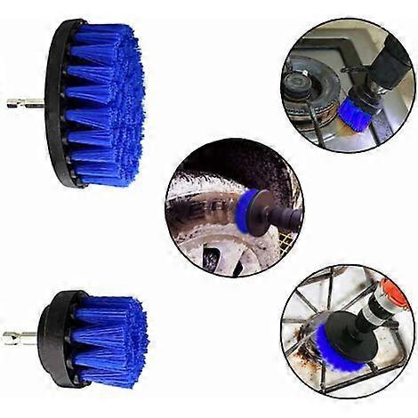 3pcs Drill Cleaning Brush Set for Tile, Kitchen & Toilet