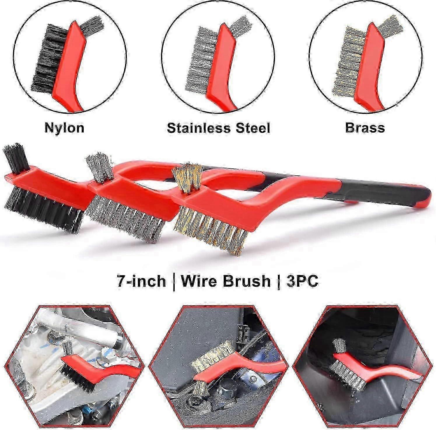 18pcs Car Cleaning Brush Kit, Auto Detailing & Drill Brushes