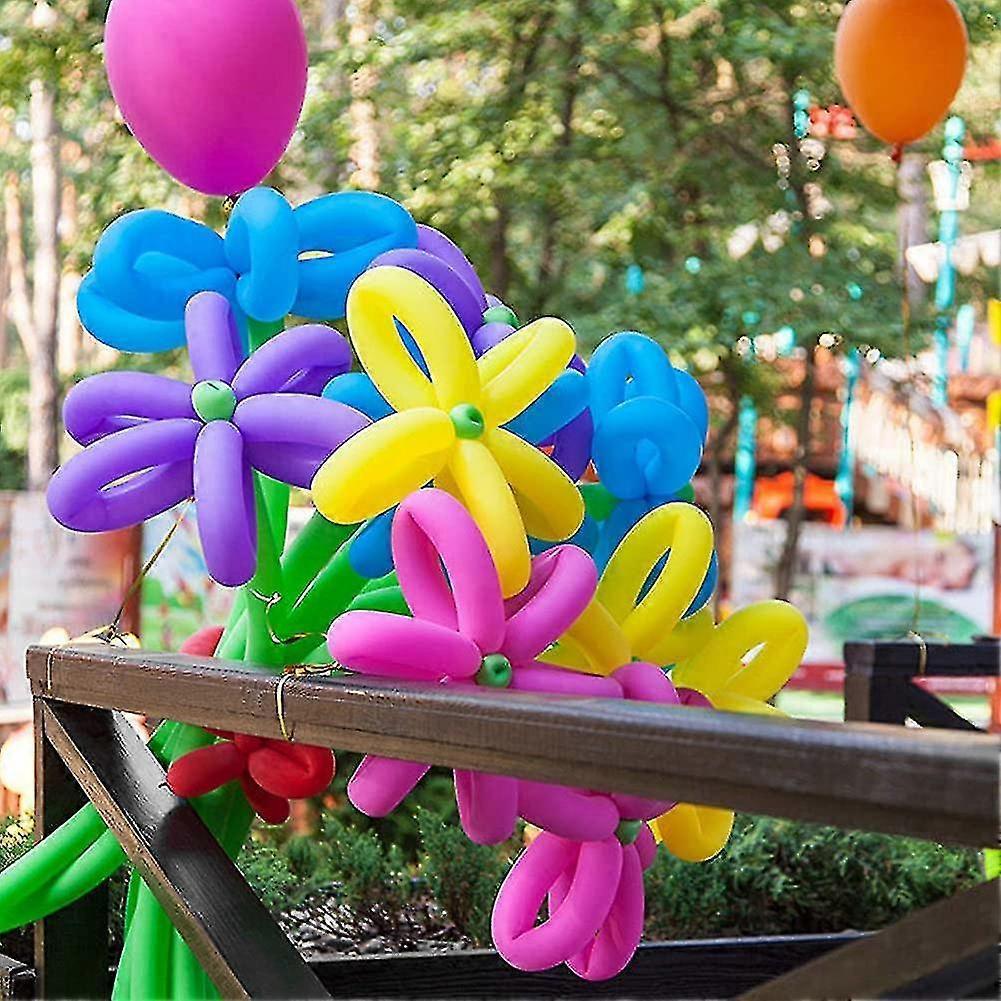 200pcs Modeling Animal Balloons with Balloon Pump for Party Decoration
