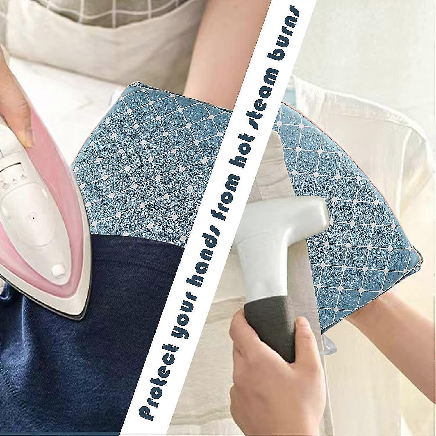 Handheld Ironing Glove Heat Resistant Steamer Mitt with Finger Loop for Ironing