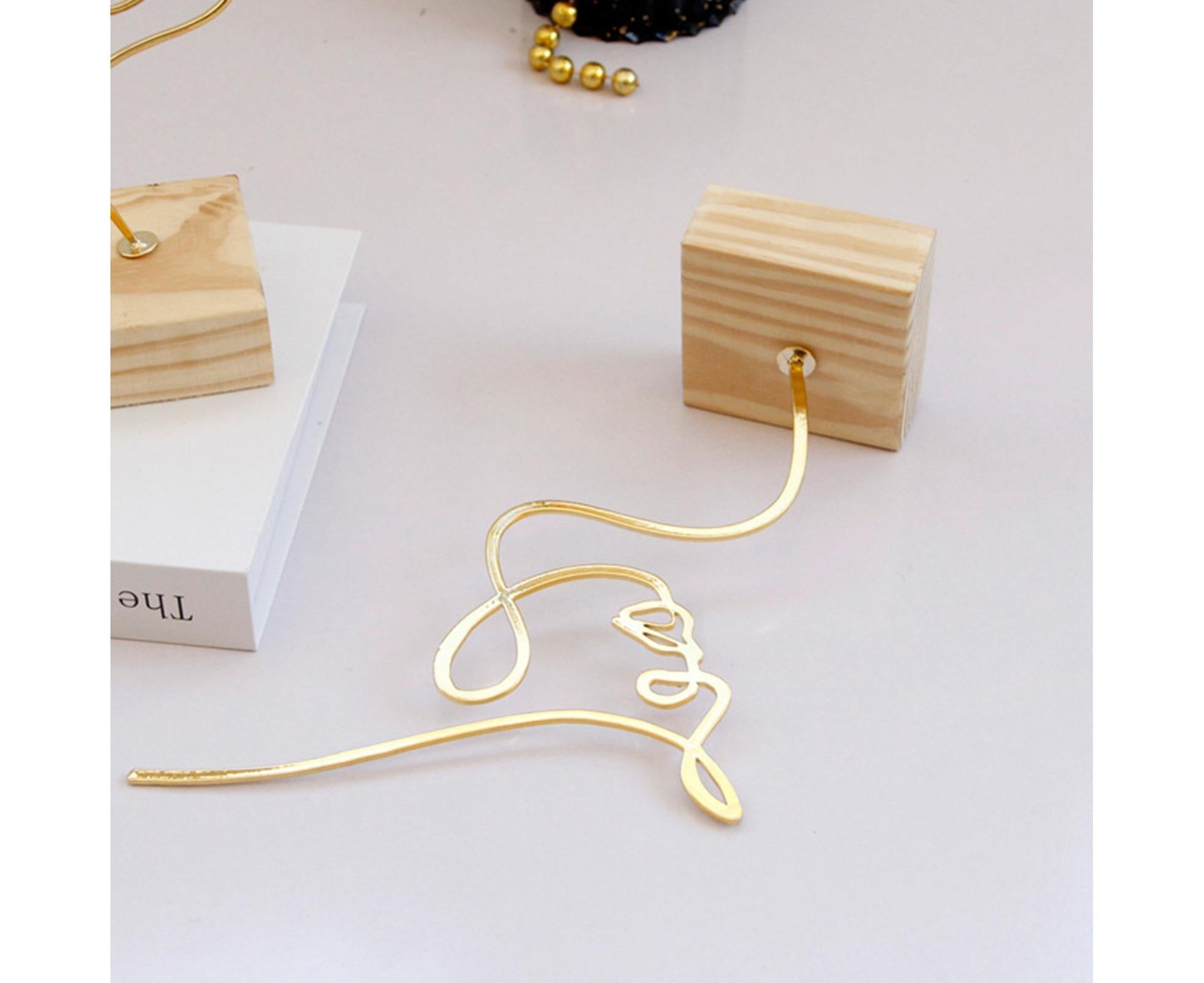 Artistic Sculpture for Home-Golden S