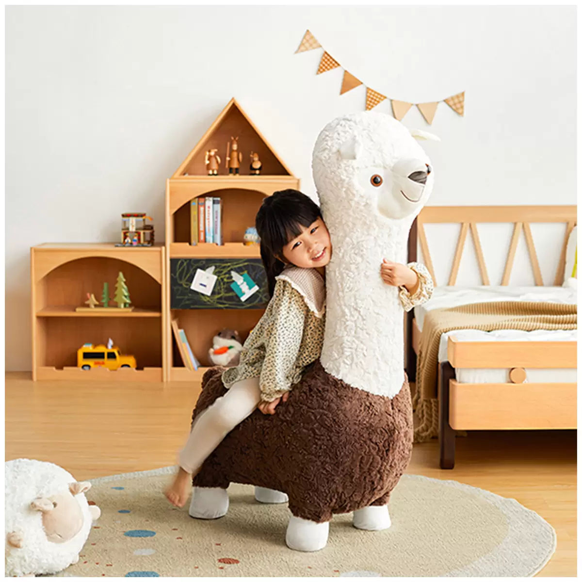 Llama inspired sofa