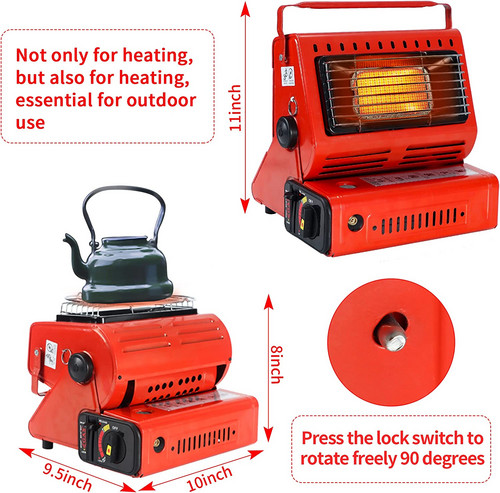 Portable Butane Gas Heater Cooker Camping Tent Outdoor Hiking Camper Survival AU