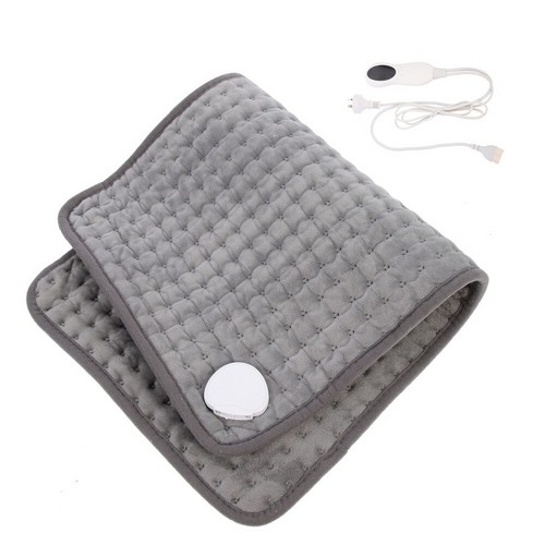 Electric Heat Pad Adjustable Heating Mat Warmer Blanket Back Pain Relief 100x50cm