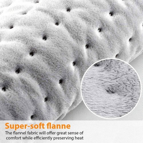 Electric Heat Pad Adjustable Heating Mat Warmer Blanket Back Pain Relief 100x50cm