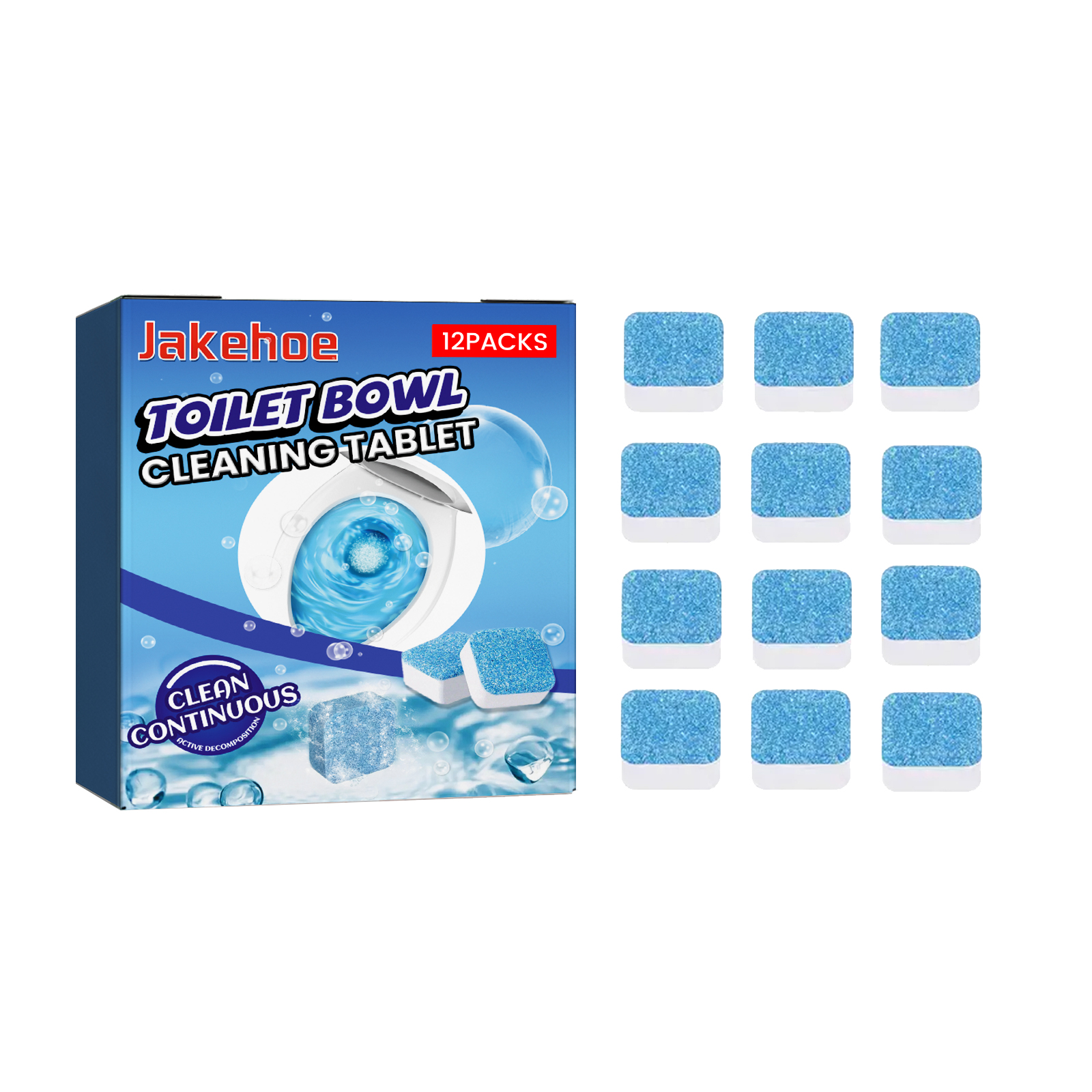 Toilet Bowl Cleaning Tablets Multi-Effect Decontamination, Descaling, Urine Stains, Toilet Cleaner, Deodorizing, Odorless, And Fragrant