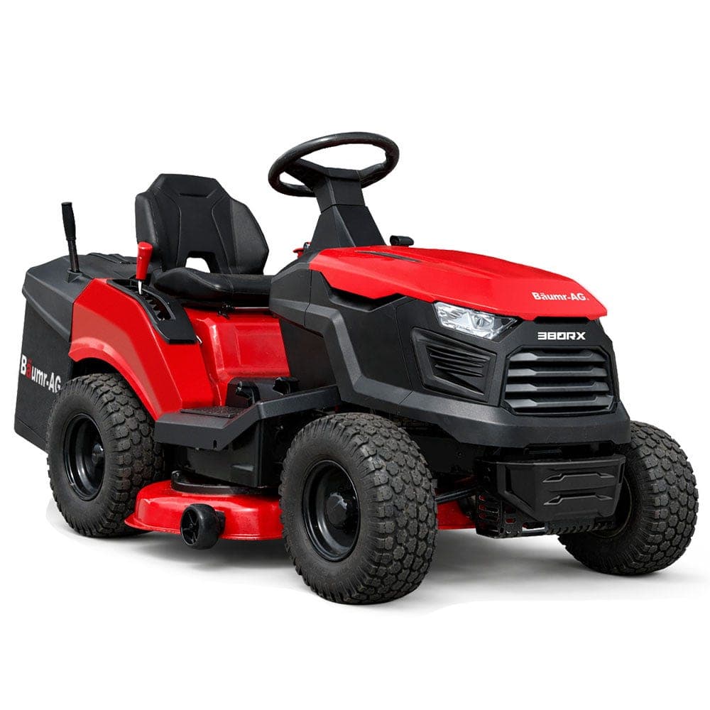 BAUMR-AG 38" Ride On Mower Tractor, Electric Start, 14hp 452cc, Hydrostatic, 100kg Towing, 7 Cut Heights