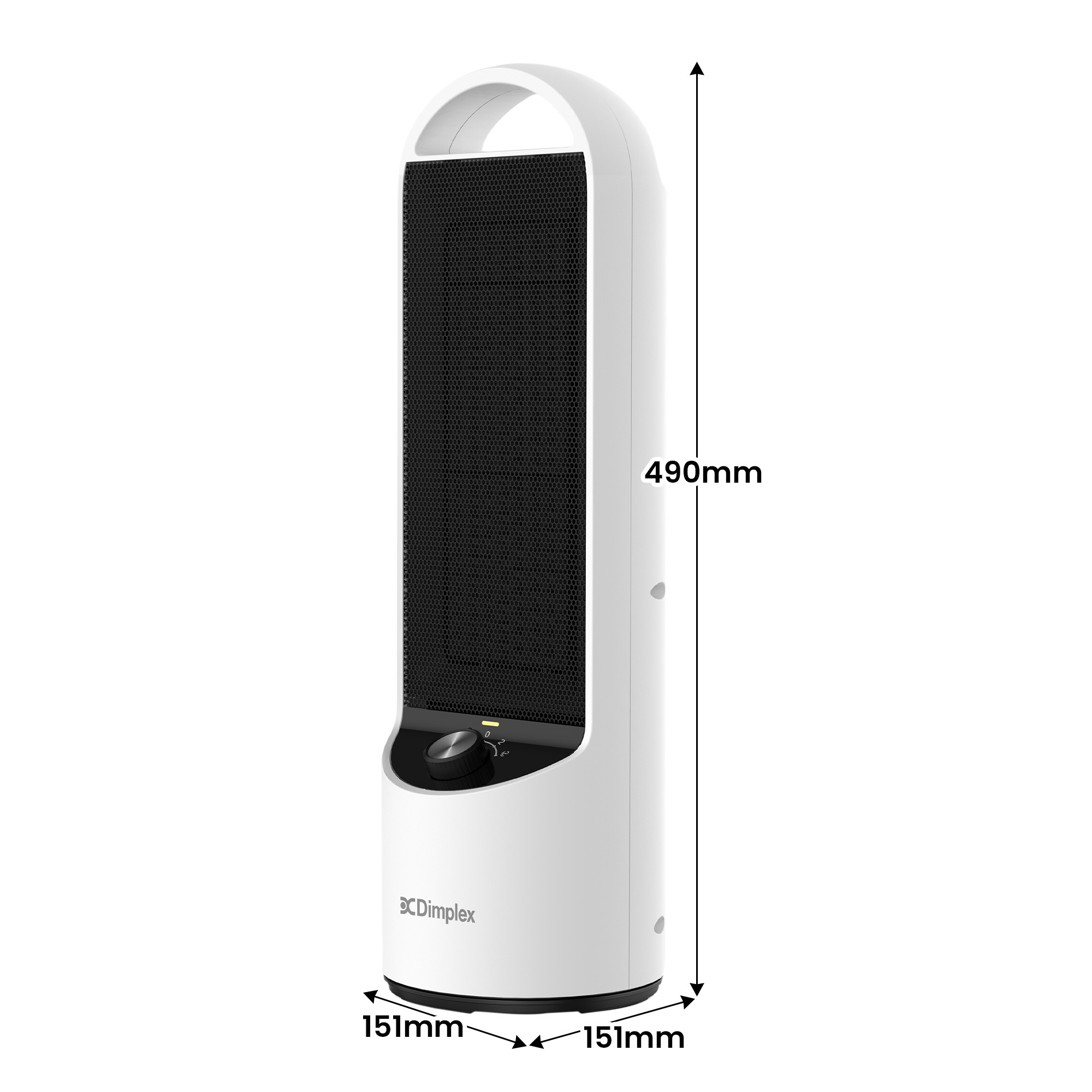 Dimplex 2kW Personal Ceramic Space Heater - Quiet Oscillating Portable Electric DC Fan Heater