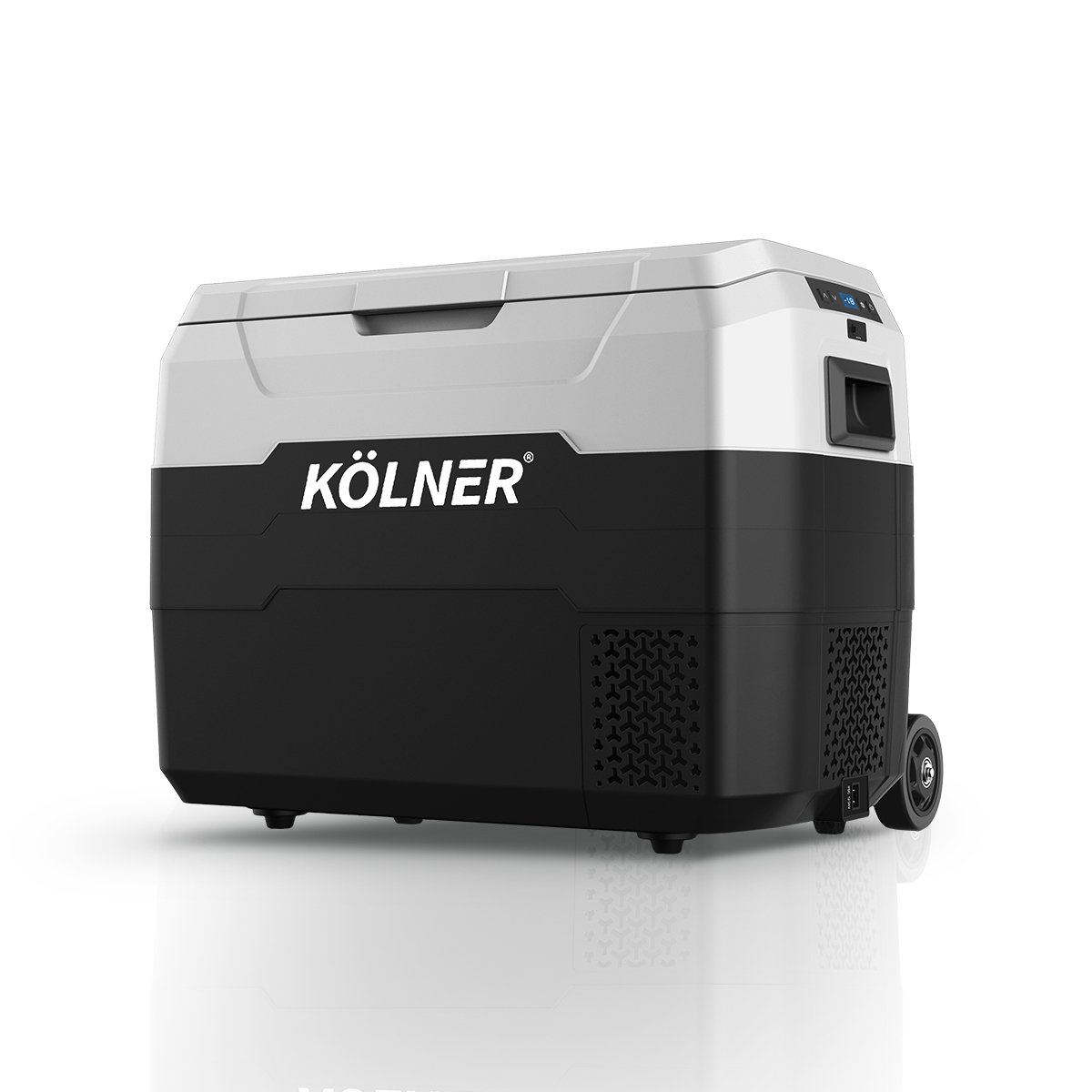 Kolner 40L Portable Fridge Freezer 12V 24V 240V Compressor Cooler Car Camping Refrigerator with Trolley Wheels