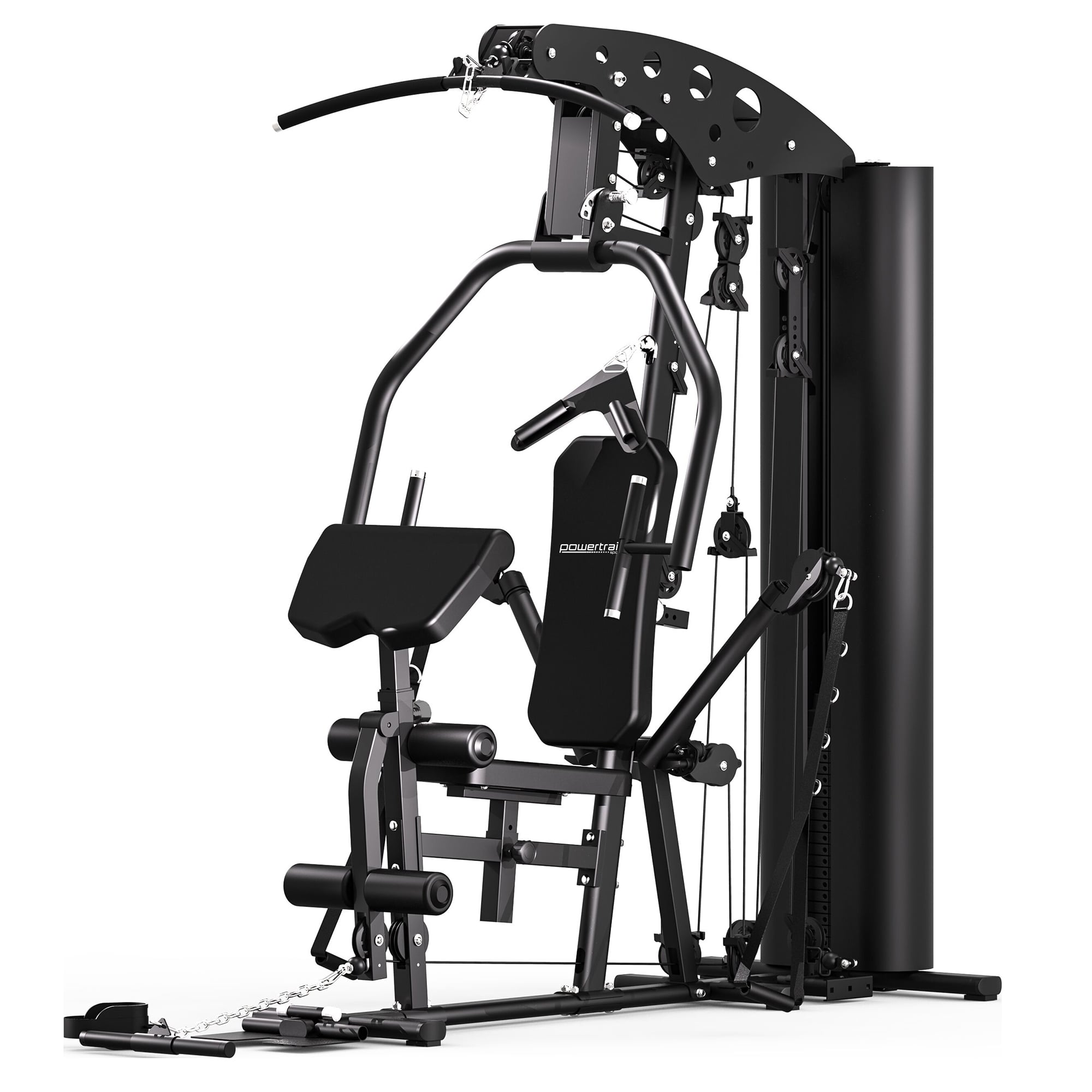 Powertrain 560 Home Multi Gym with 90kg Weight Stack Leg Press All-in-One Full Body Strength Training Machine