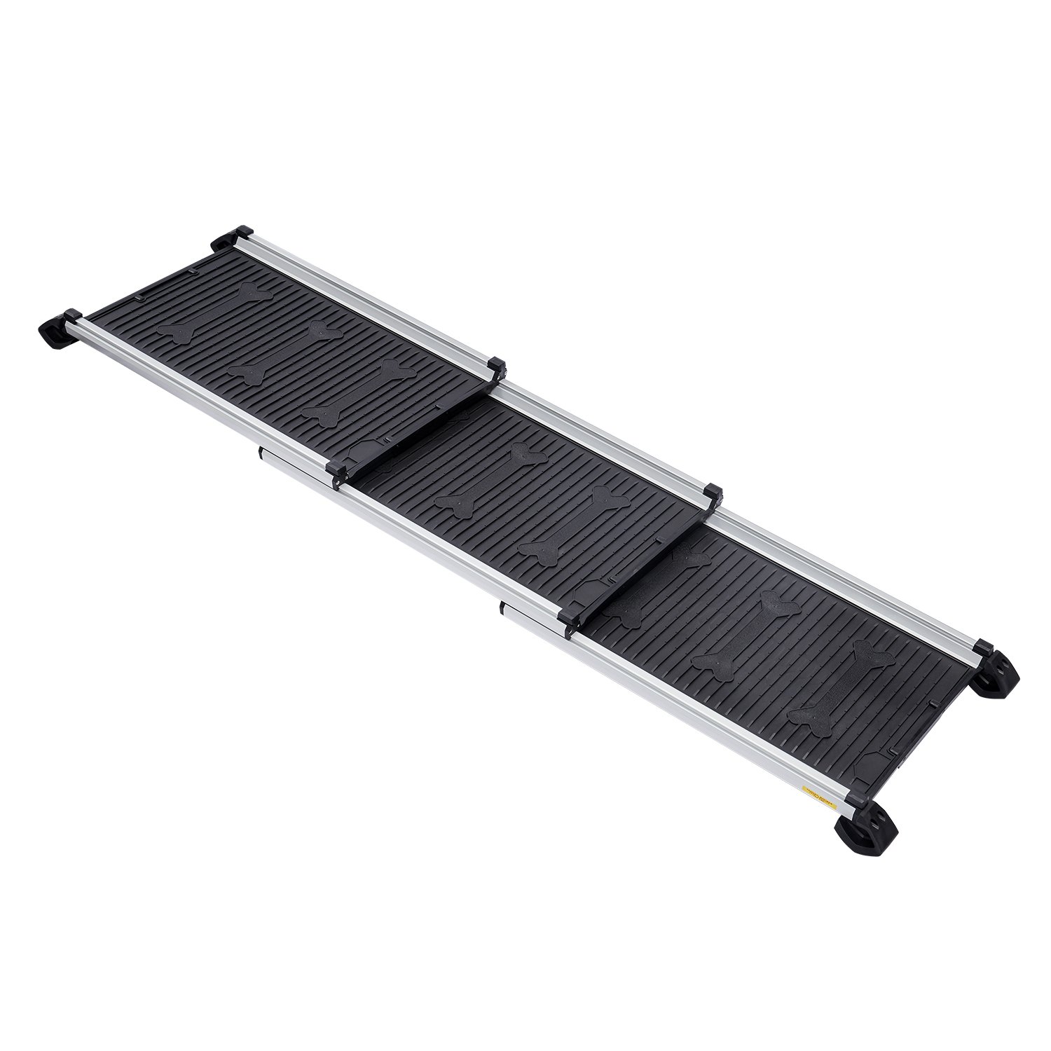 Furtastic Heavy Duty Aluminium Telescopic Dog Ramp Portable Extendable Pet Access Ramp for Car SUV Boot