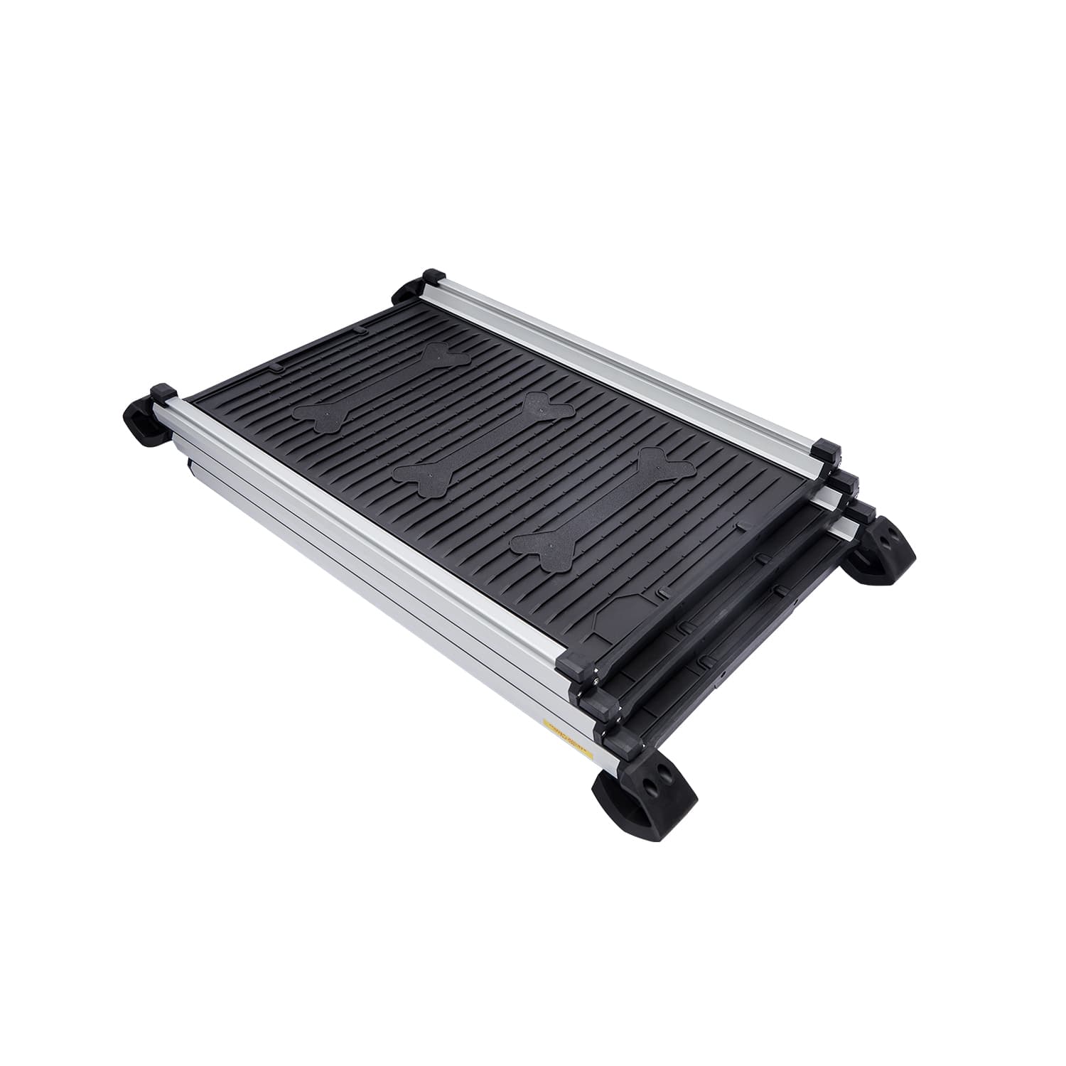 Dog Ramp Heavy Duty Aluminium Telescopic Adjustable Length 73-163cm Portable Access Ramp for Car SUV Boot