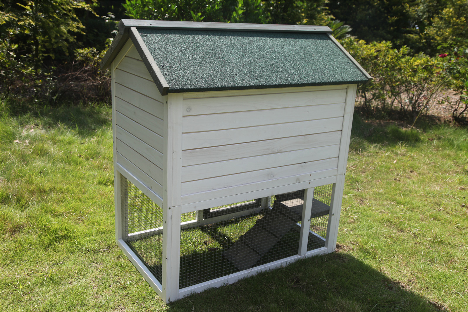 YES4PETS XL Double Storey Rabbit Hutch Guinea Pig Ferret Cage 102x65x98cm