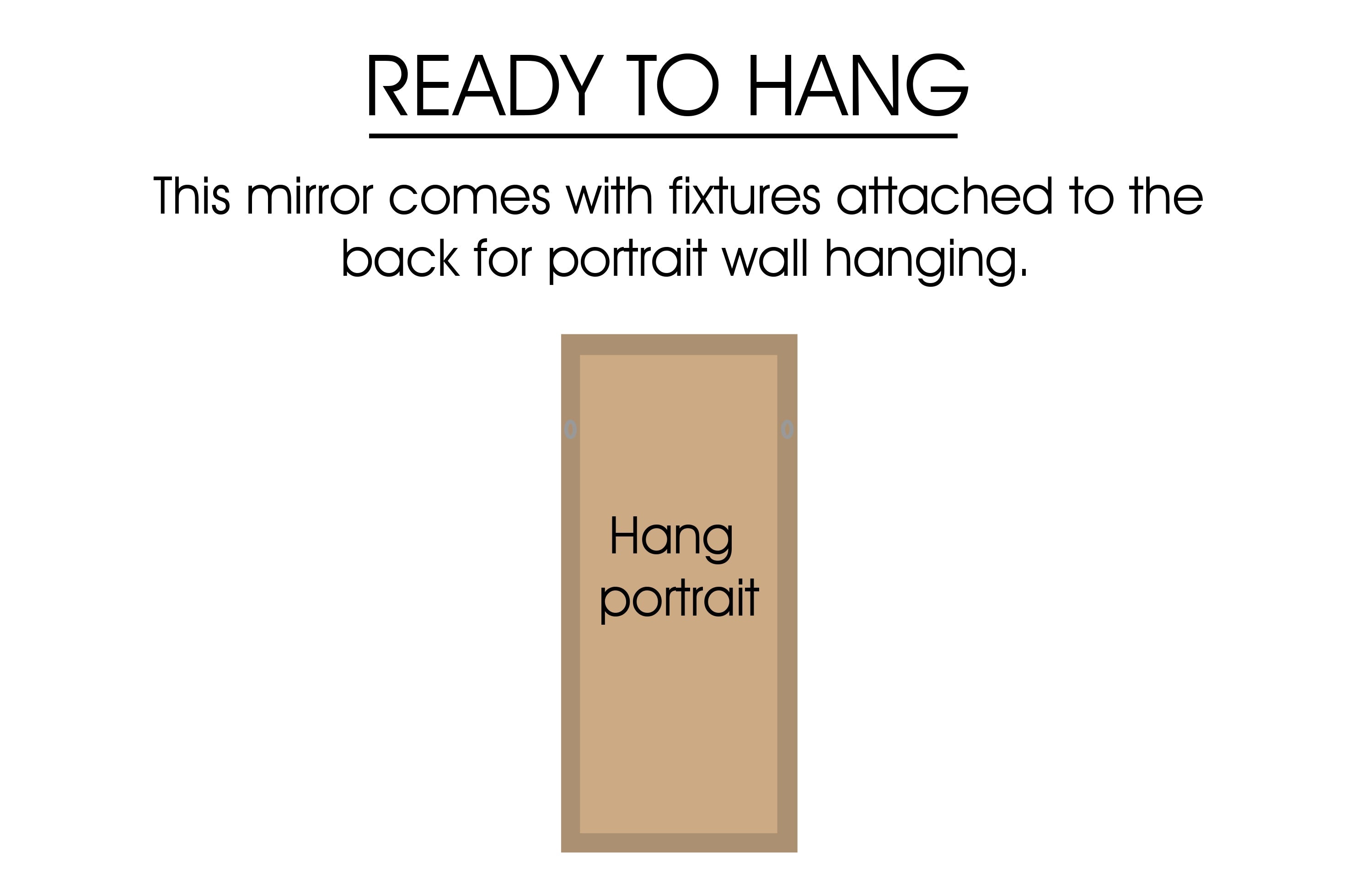 Window Style Mirror - White Arch 70 CM x 130 CM