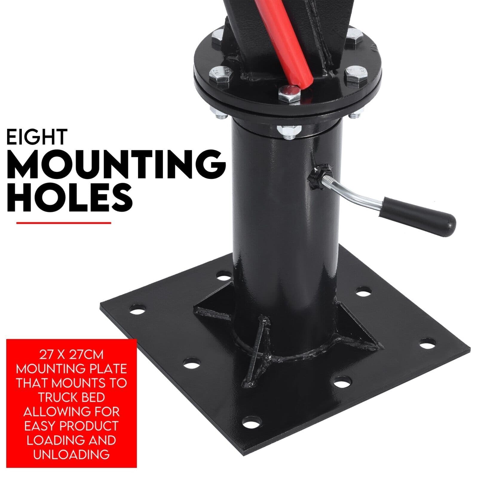 Hydraulic Crane 900kg Swivel Pickup Truck Trailer Lift Hoist