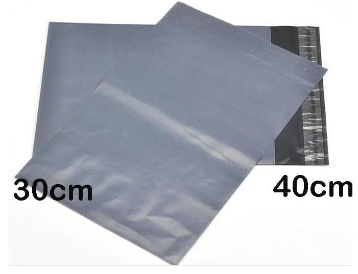 Poly Mailing Satchel Self Seal 400x300mm Grey 50 Pack