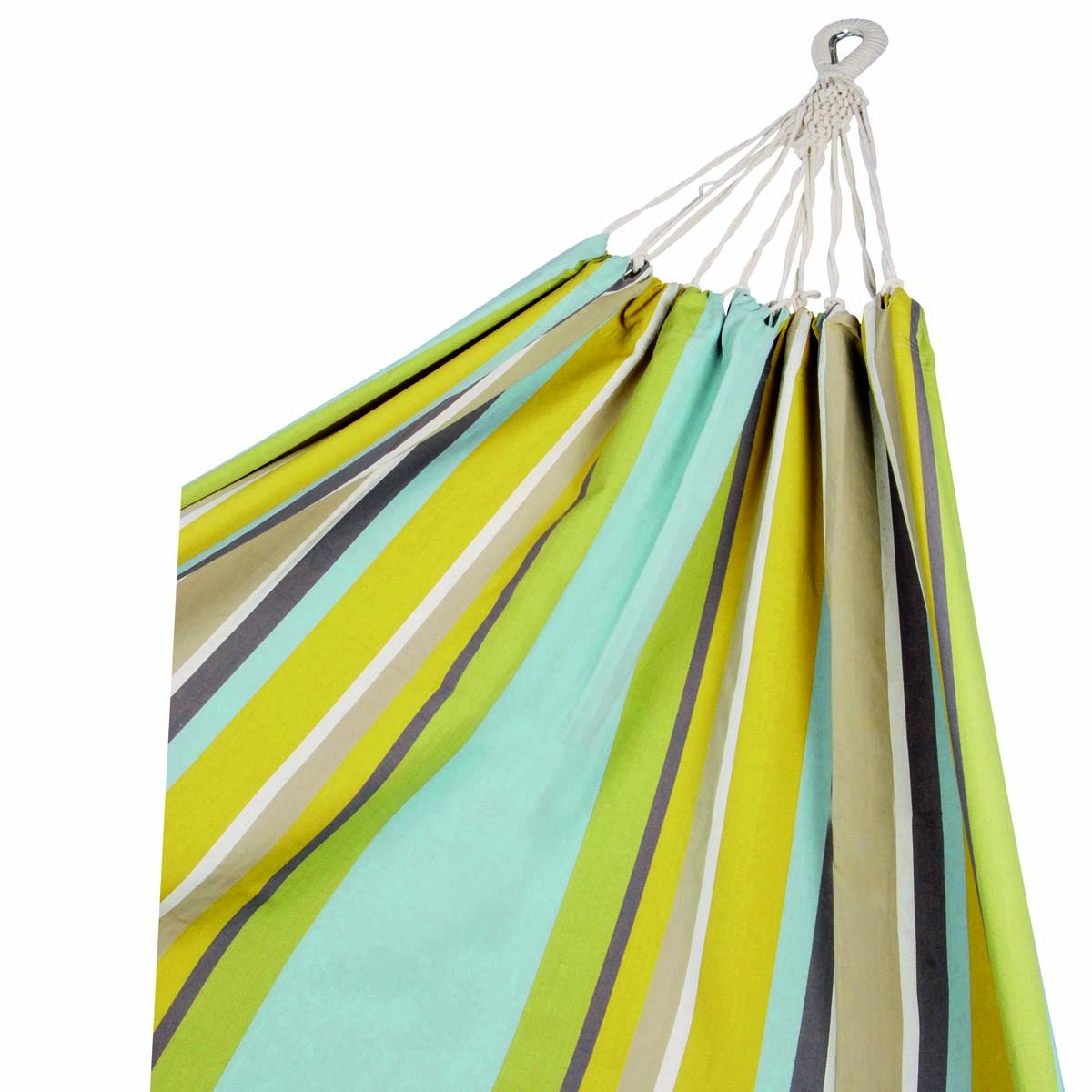 Pack of 2 Corban Aqua Hammocks Multicoloured Stripes 220x140cm