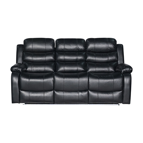 Chelsea 3R Seater Finest Leatherette Recliner Feature Console LED Light Ultra Cushioned
