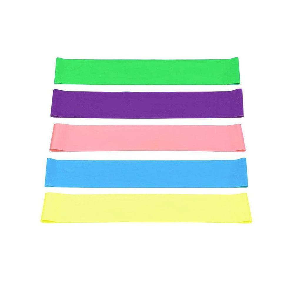1.5m Elastic Yoga Stretch Resistance Bands Exercise Fitness Band Theraband - Purple