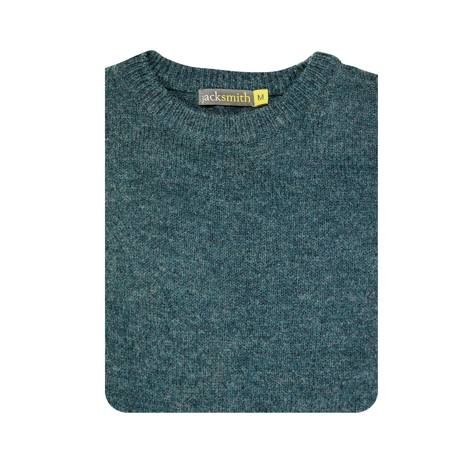 Crew Neck Jumper 100% Shetland Wool Pullover Mens Sweater Sherwood