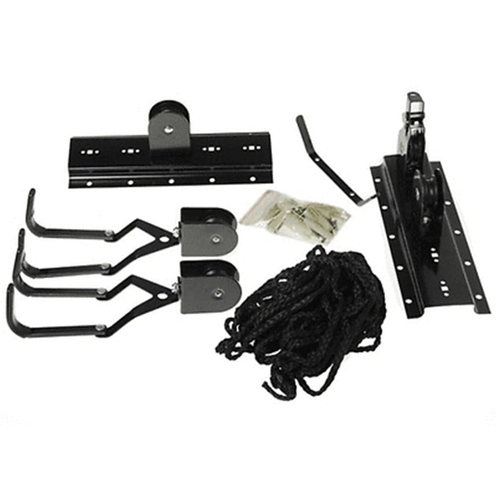 Bicycle Hoist Ceiling Mounted Storage Rack Bike Lift Hook Hanger for Garage Basement 20kg Capacity