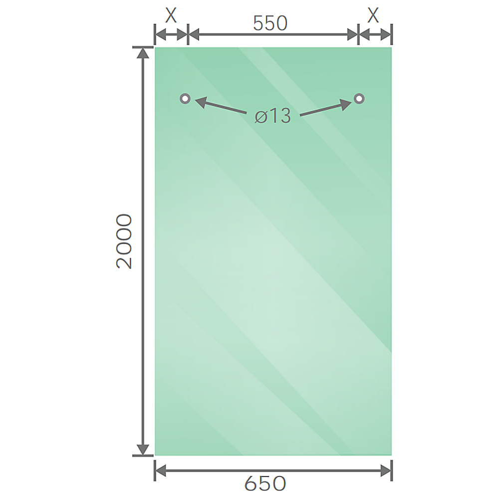120x80cm Frameless Glass Sliding Corner Shower – With Gold Rail and U-Brackets for Contemporary Bathrooms