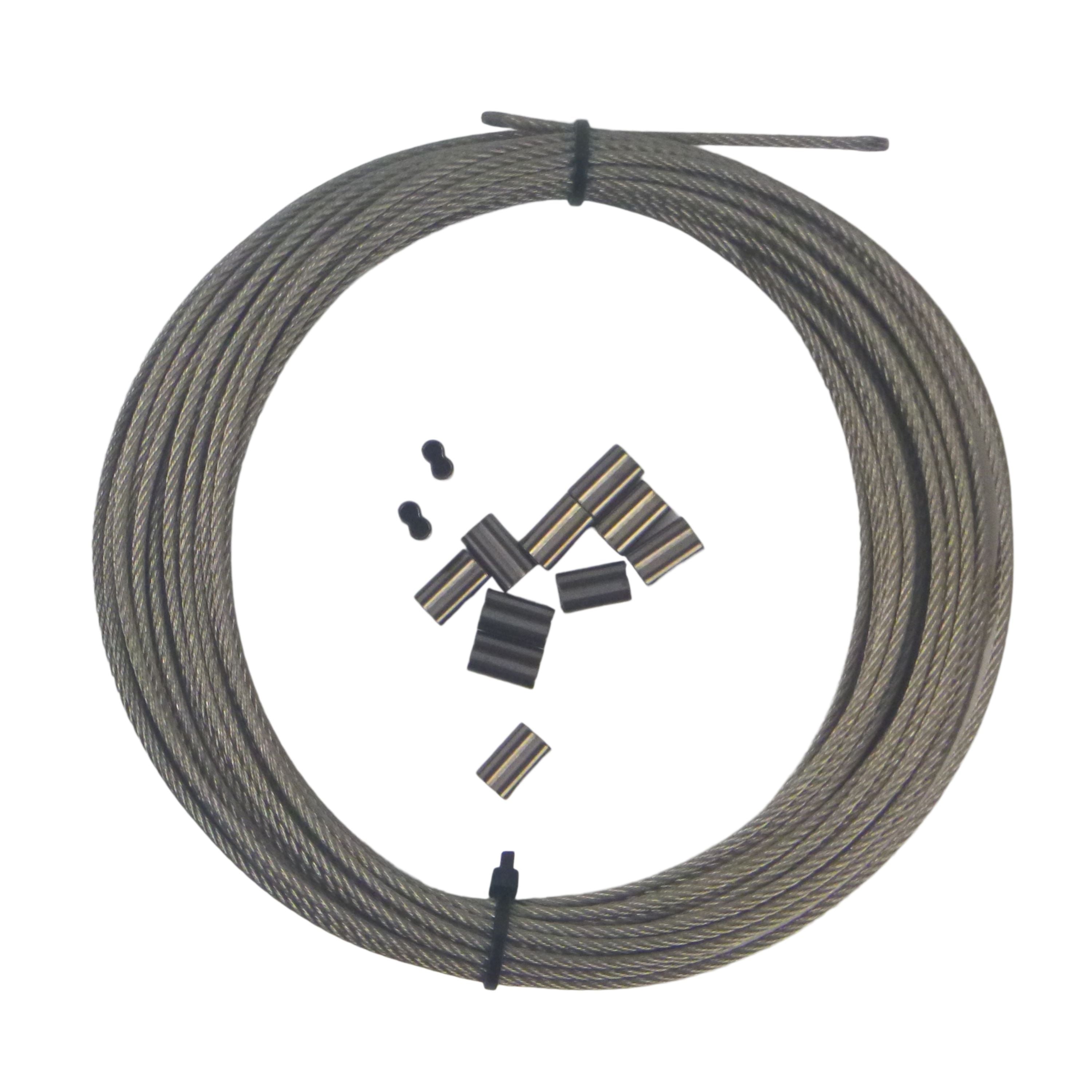 Swimerz 49 Strand Stainless Steel Trace Wire, 410lb, 30ft