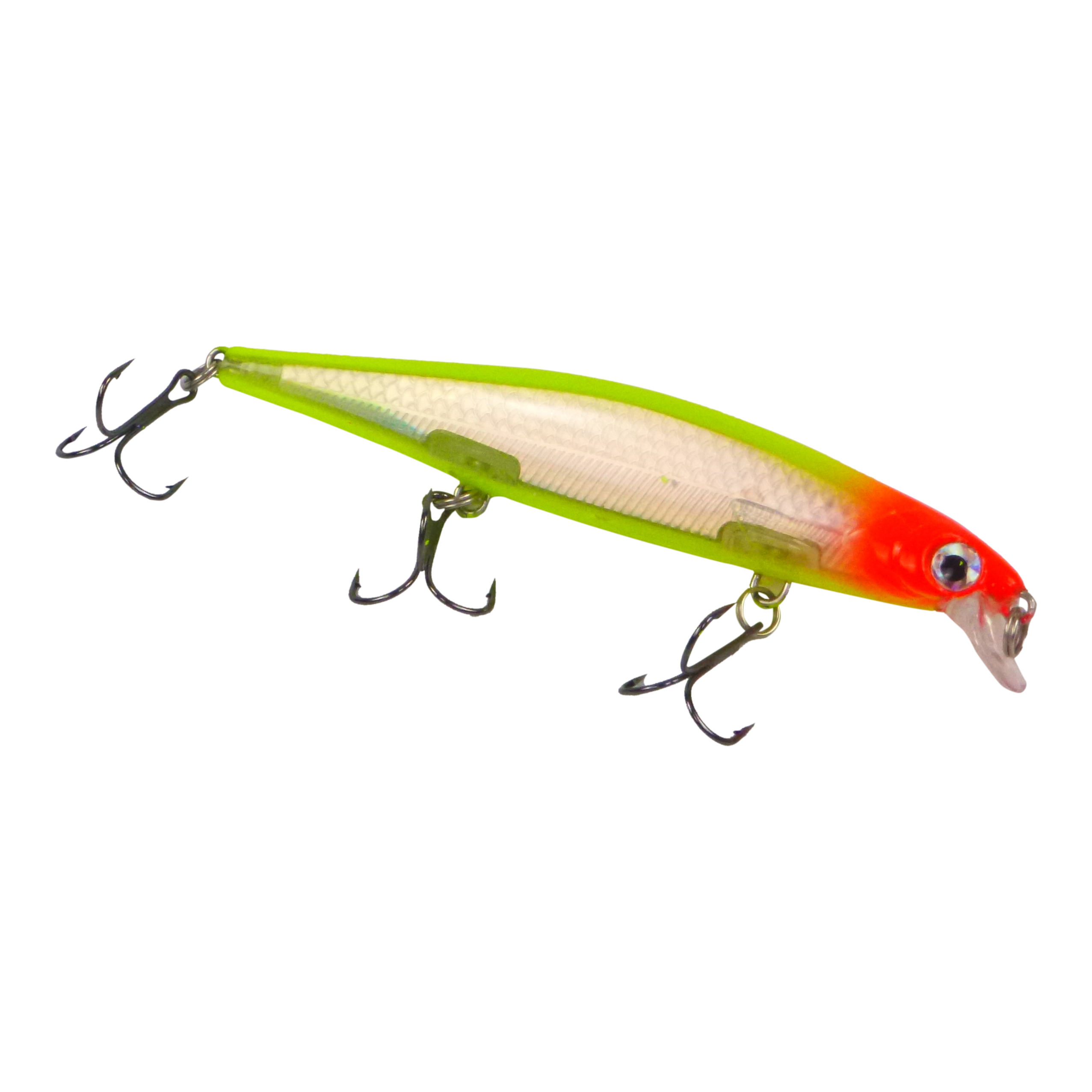Finesse 'Chudan' 110mm Sinking/Diving Minnow, Chartruese