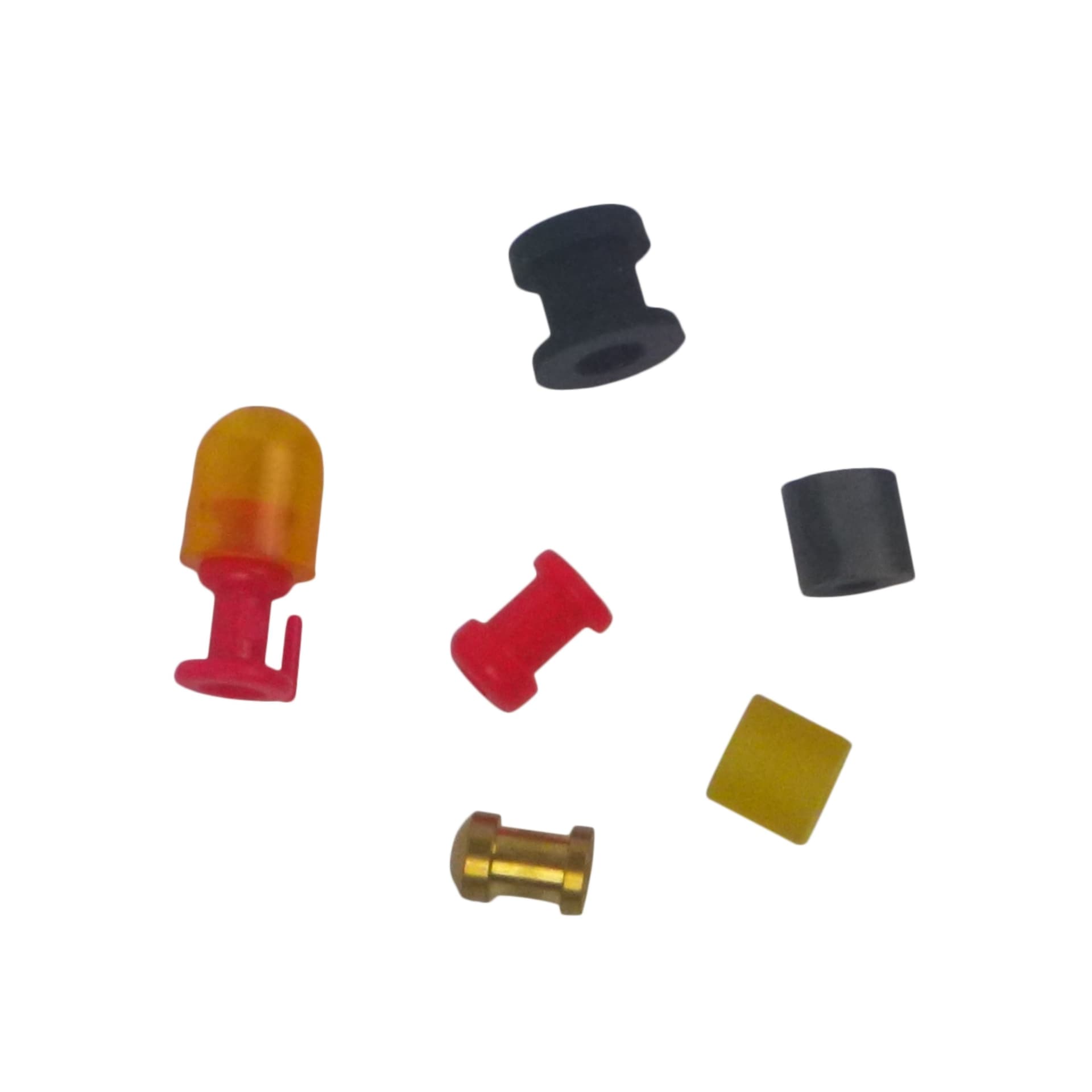 Bead Caps Nose Cone Rigid Plastic 4mmID 6mmOD