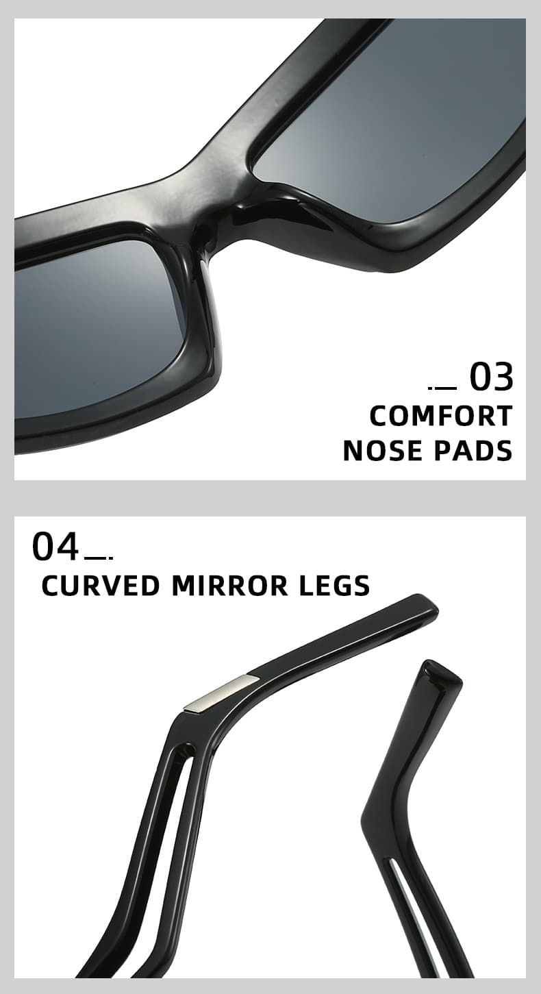 Wraparound Sunglasses Bold Purple Frames UV Protection