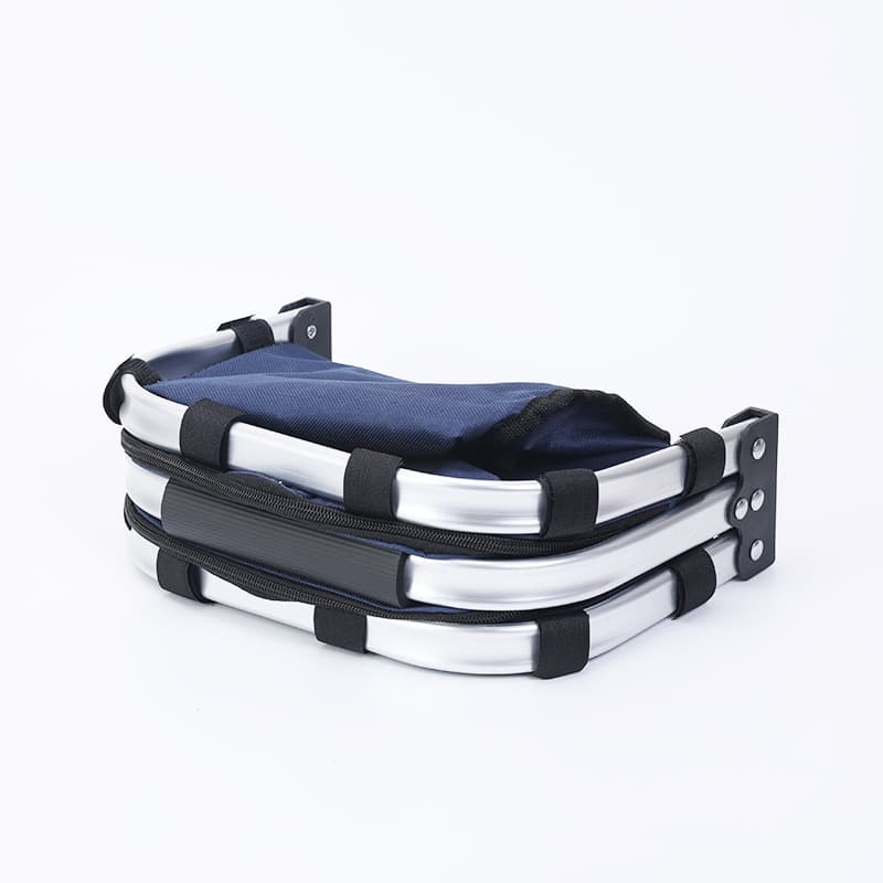 Portable Picnic Basket Insulated Foldable Blue