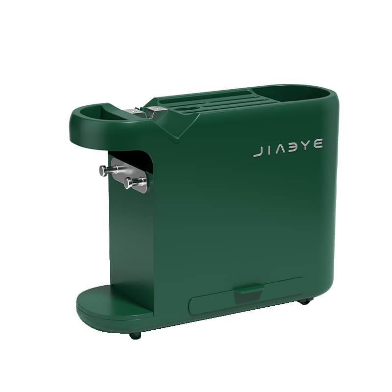 Kitchen Knife Rack Multifunctional Storage with Built-in Sharpener Compact Size Green