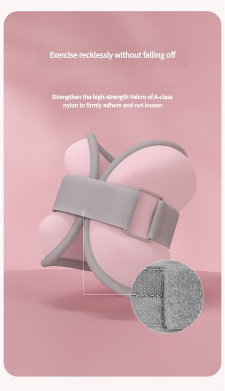Weighted Leg and Wrist Sandbag Set Adjustable 1kg Each for Fitness Running Dance Training Pink