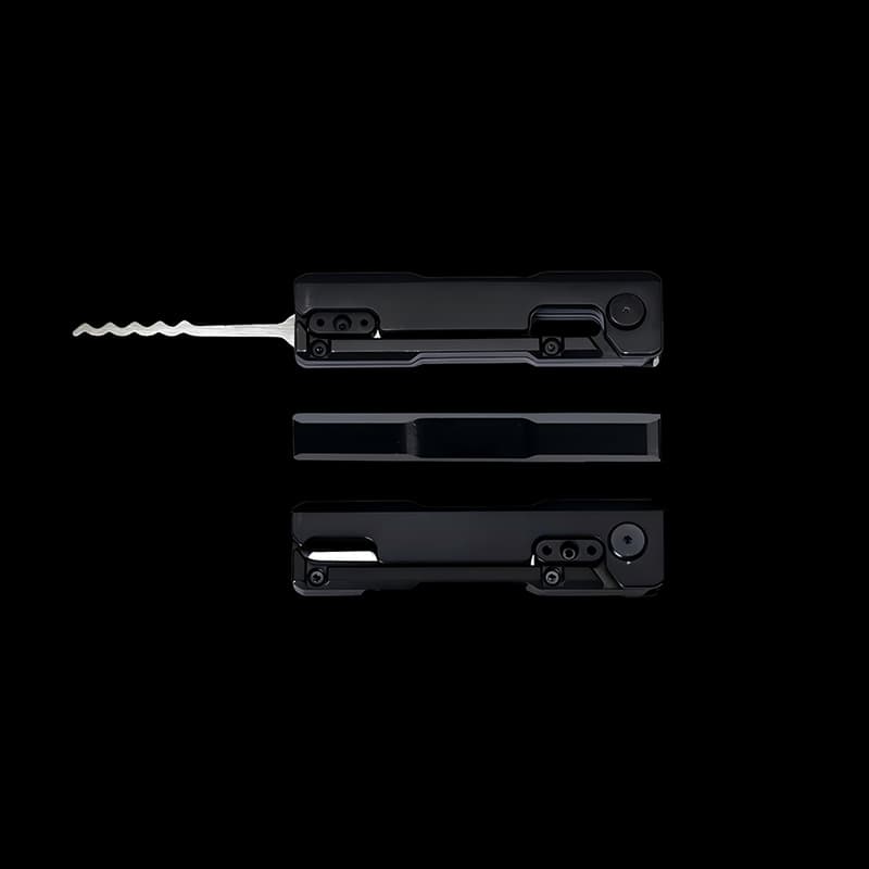 Lock Picking Tool Set 2-Piece Lightweight Gravity Picks 8cm Silver