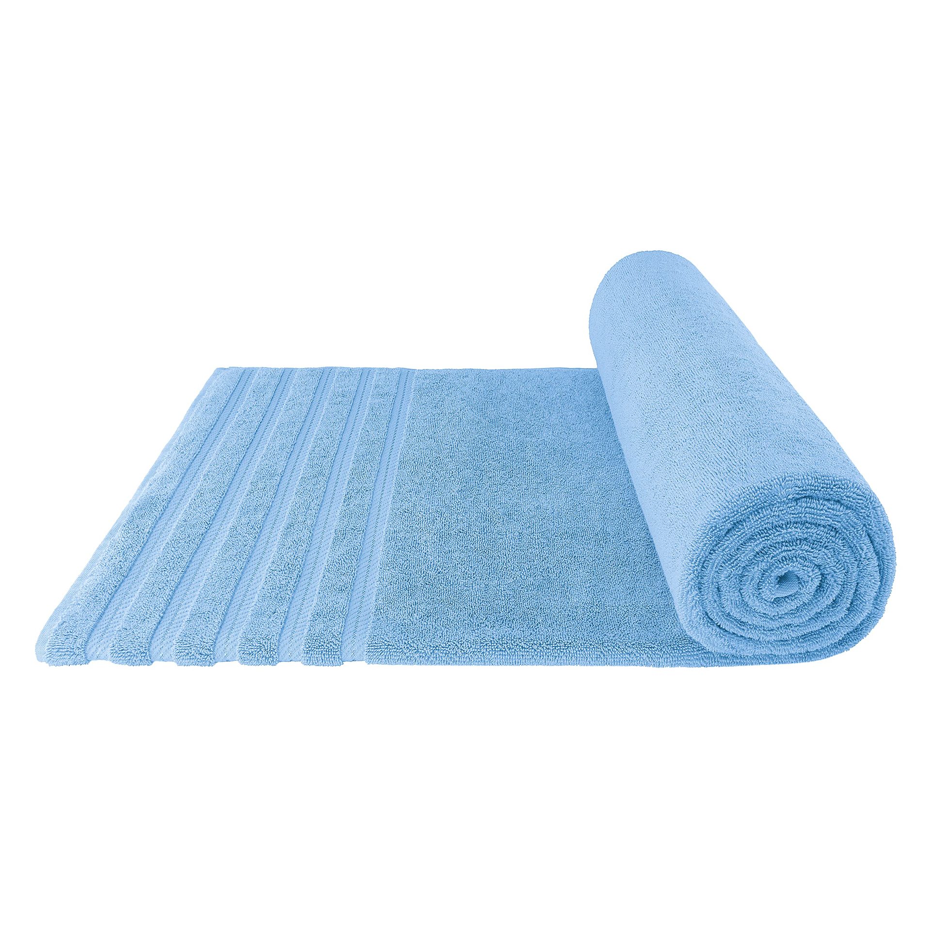 Yellow Luxury 6-Piece Combed Cotton Towel Bale Set - Ultra Soft & Absorbent Bath, Hand, Face Towels