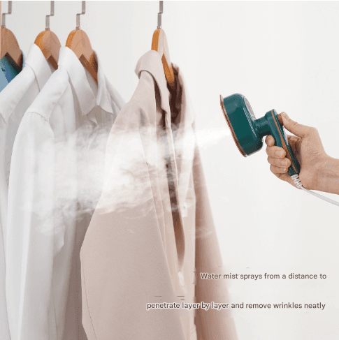 Mini Handheld Steam Iron Portable Garment Steamer White