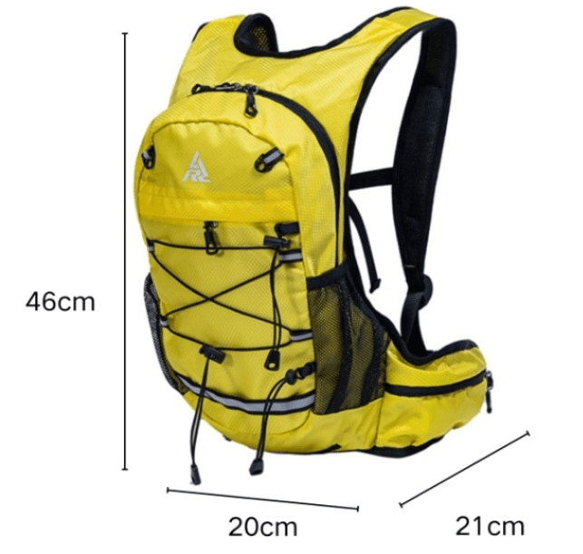 Lightweight Hydration Backpack for Trail Running Cycling Marathons Grey