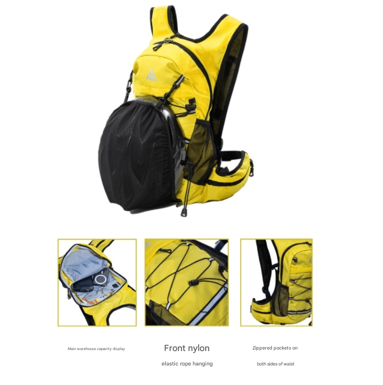 Lightweight Hydration Backpack for Trail Running Cycling Marathons Grey