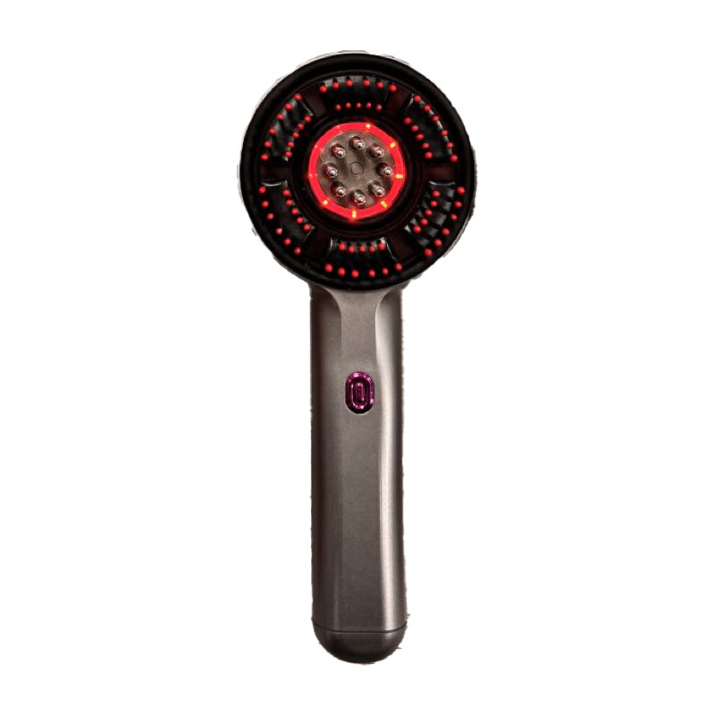 Electric Scalp Massager & Essential Oil Applicator Brush - 360 Kneading, 3 Modes, USB-C Rechargeable(grey)