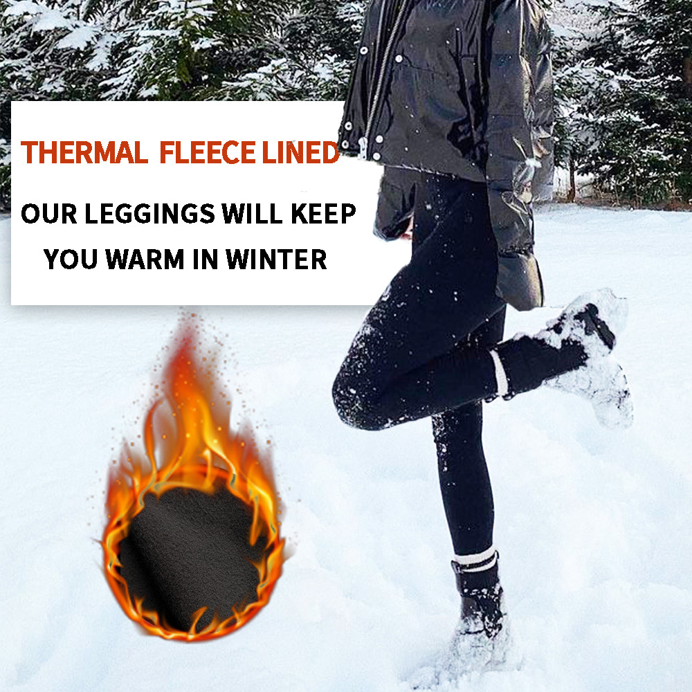 Size XL Grey Women's Mid Waist Plush Leggings with Pockets - Autumn and Winter Leggings with Pockets