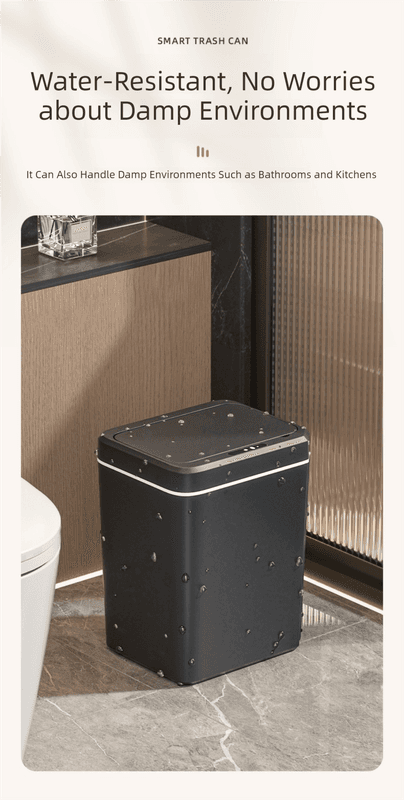 Smart Sensor Trash Can Touch-Free Operation 20L Capacity White