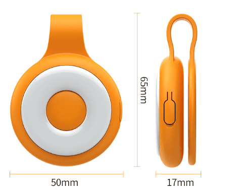 Mini Magnetic Clip-On Selfie Light 500mAh 5 Lighting Modes Blue Portable Video Light