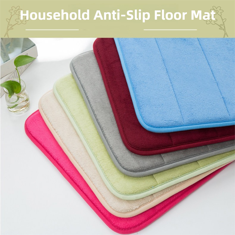 Pink Ultra-Absorbent Non-Slip Thickened Bath Mat(1.8x50x80CM) - Luxurious Durable Soft Floor Rug with Rubber Backing, Hand & Machine Washable Doormat for Bathroom & Entry