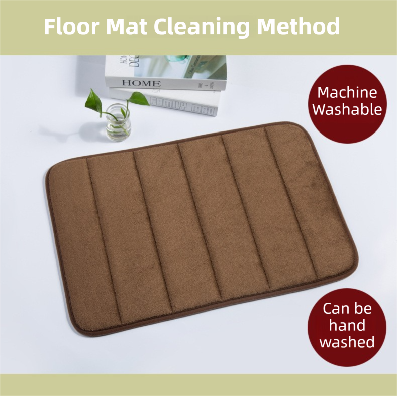 Pink Ultra-Absorbent Non-Slip Thickened Bath Mat(1.8x50x80CM) - Luxurious Durable Soft Floor Rug with Rubber Backing, Hand & Machine Washable Doormat for Bathroom & Entry