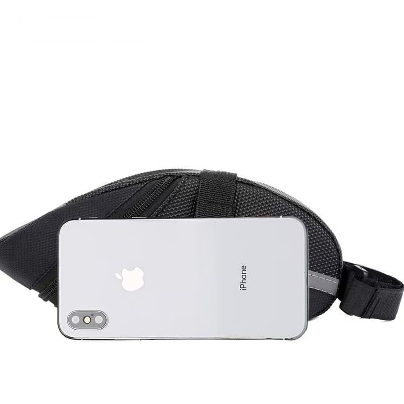 Bicycle Saddle Bag Water Resistant Under Seat Wedge Pack Reflective Strip Quick Release Strap Red