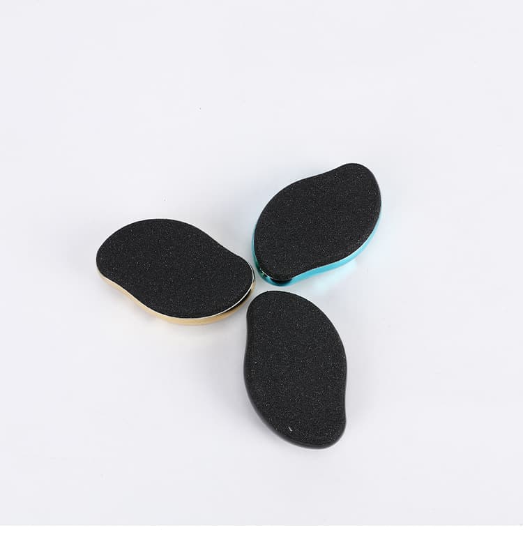 3 Piece Volcanic Stone Foot Callus Remover Ergonomic Design Natural Exfoliation Blue