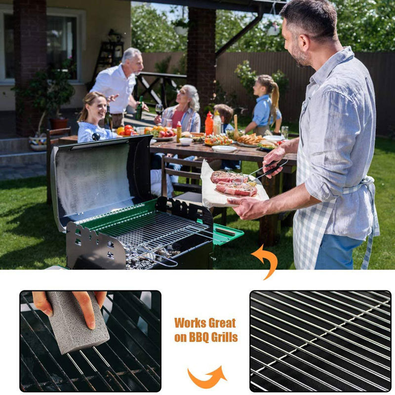 5 Pack Grill Cleaning Brick Pumice Stone BBQ Cleaner Block Heavy Duty Grease Remover for Griddle Stove and Kitchen Sink