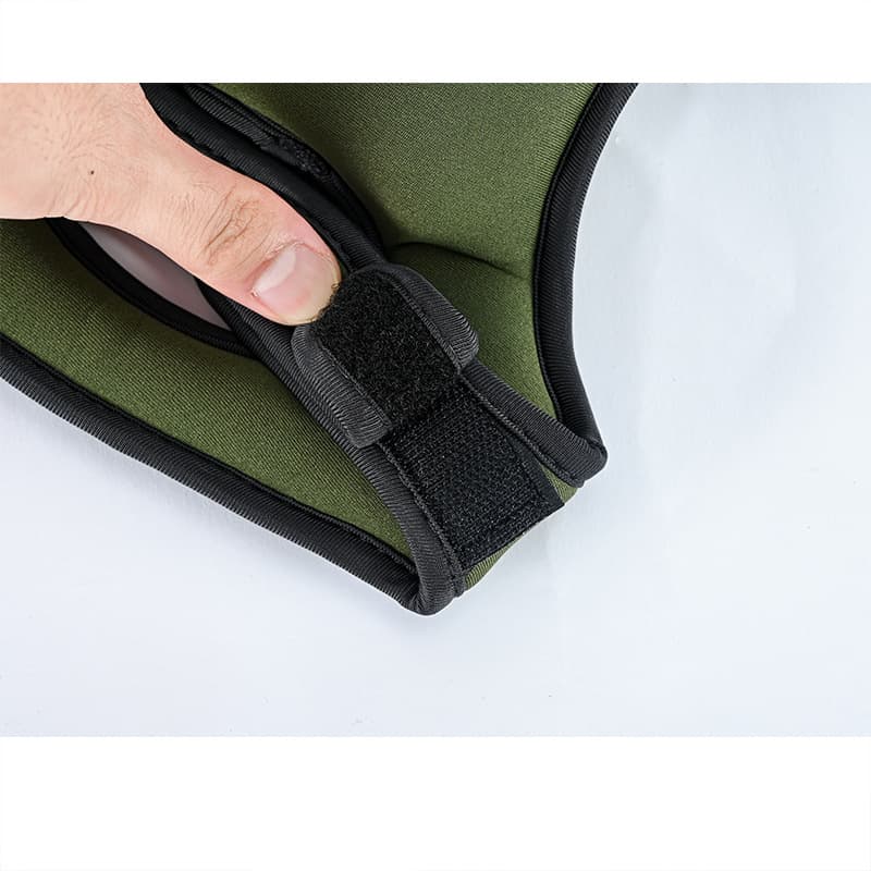 Garden Knee Pads Waterproof Neoprene Adjustable Straps High Density EVA Foam Dark Purple 1 Pair